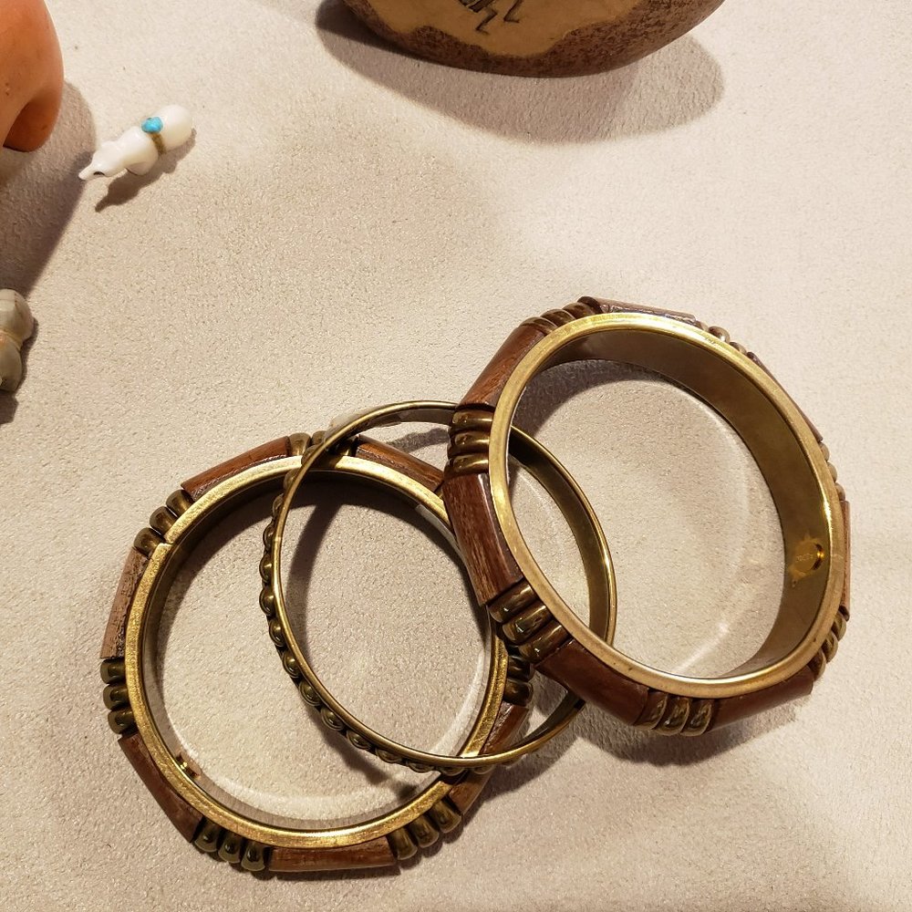Chico's Bangle Bracelet Series in Gold